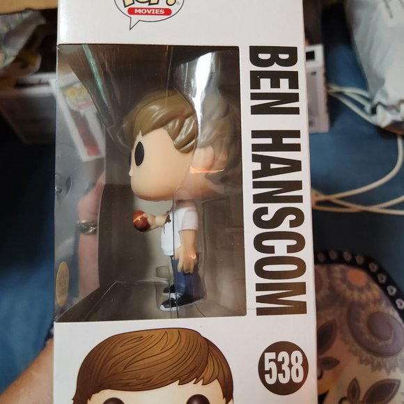 Brand New!! Mint Funko Pop Movie Ben Hanscom #538 Glows in the Dark (IT Movie) - Picture 3 of 5
